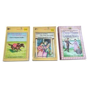 Laura Ingalls Wilder Little House Books Lot Of 3 Harper & Row 1971 Illustrations